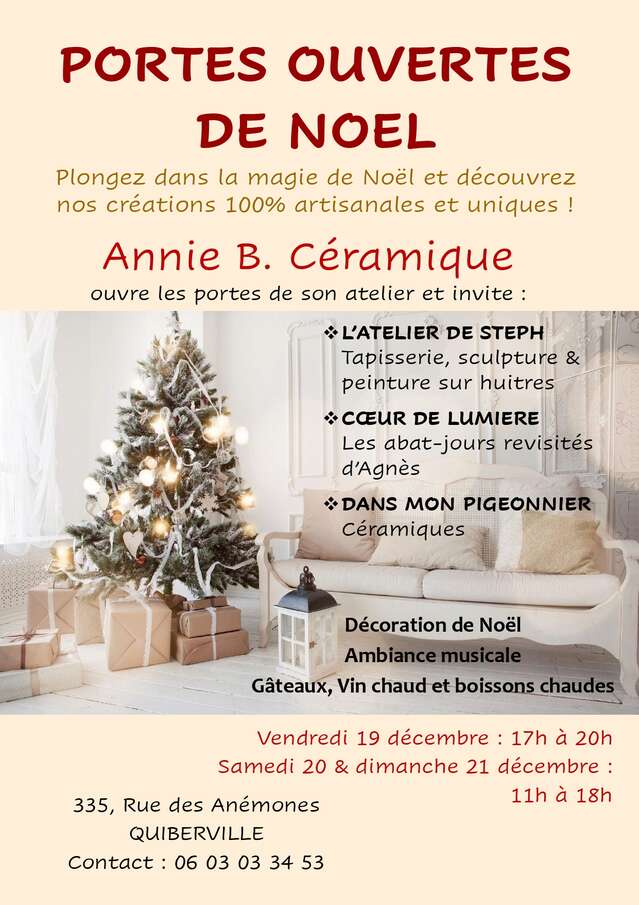 Portes ouvertes de Noël chez Annie B.