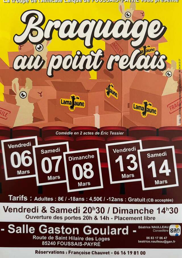 Représentation théâtrale « Braquage au point relais »