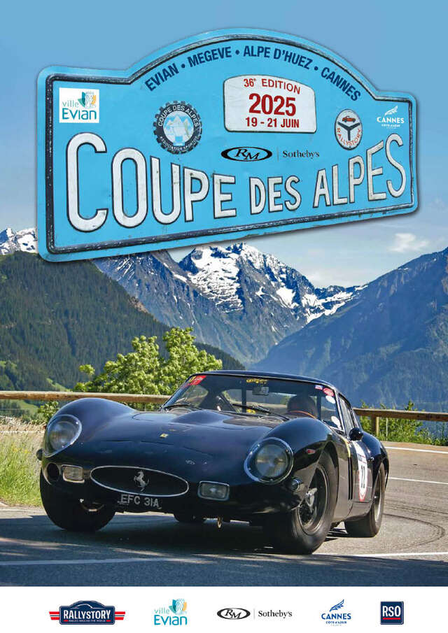 Passing car 36th Coupe des Alpes