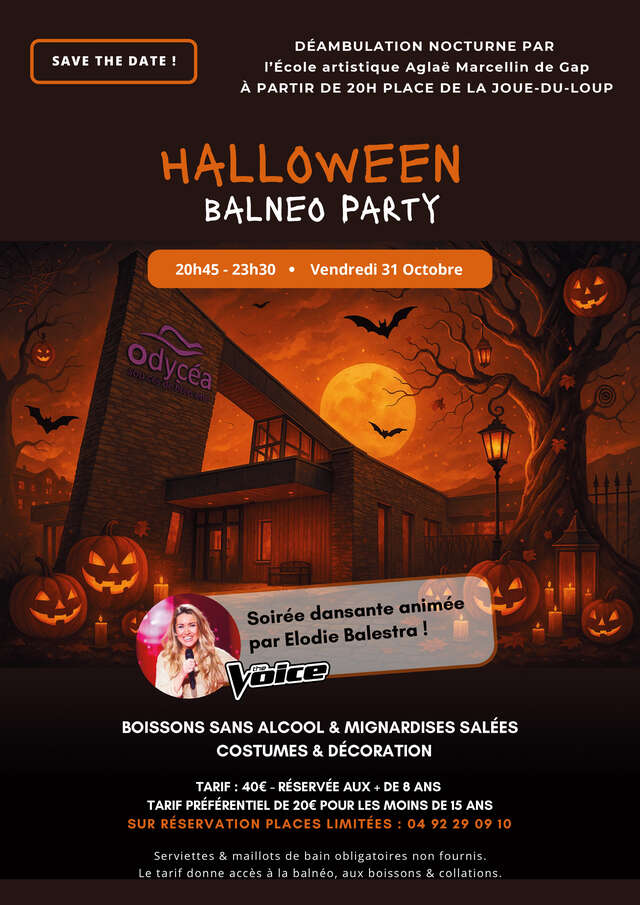 Halloweenfeest met Elodie Balestra, zangeres uit seizoen 1 van The Voice.