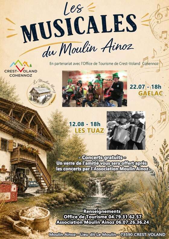 Les Musicales du Moulin Ainoz : Soirée celtique