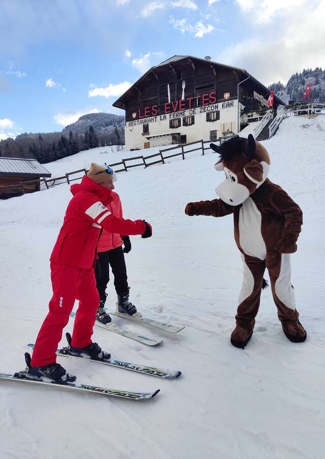 Strolling Pistache the Cow
