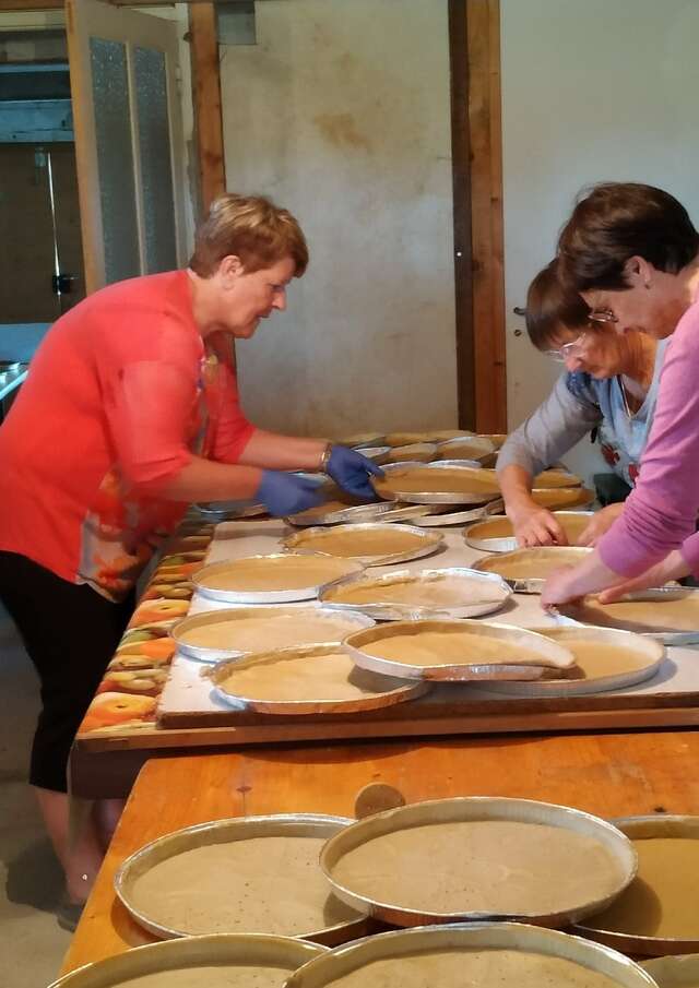 Vente tartes cuites au feu de Bois
