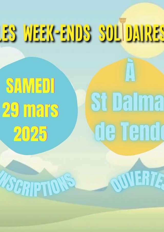 Solidarity weekend in Saint-Dalmas