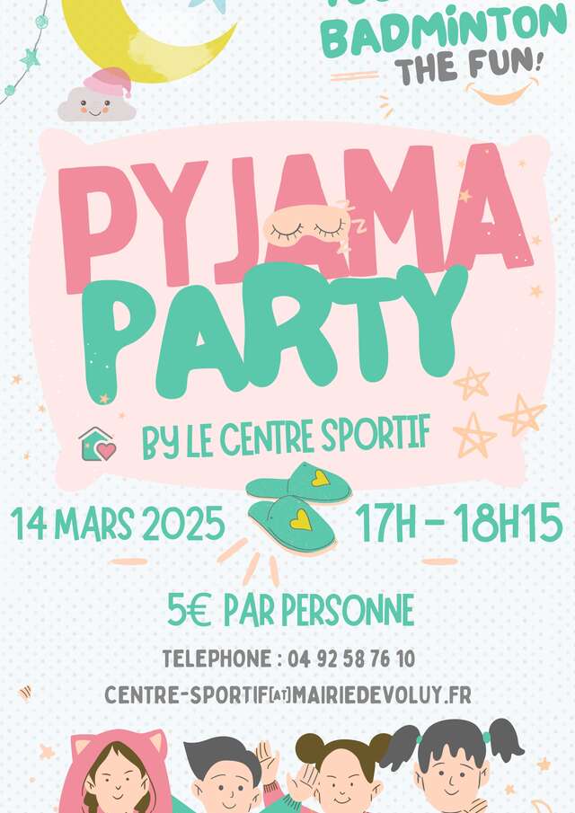 Pyjama party by le Centre Sportif