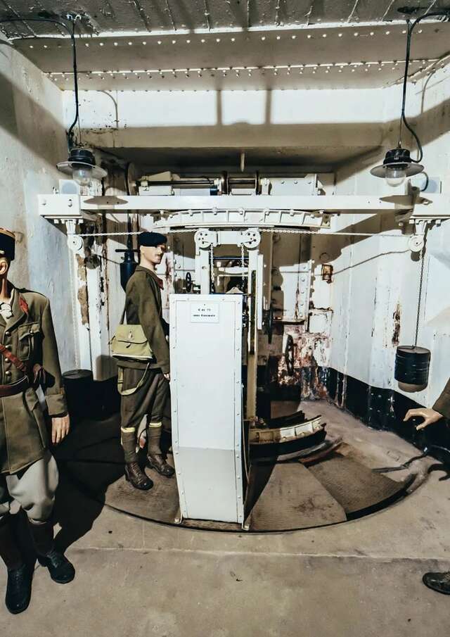 Besichtigung des Fort de Sainte Agnès (militärisches Bauwerk der Maginot-Linie)