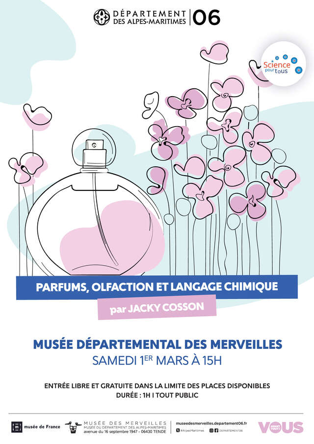 Conférence « Science pour Tous » : Parfums, olfaction et langage chimique