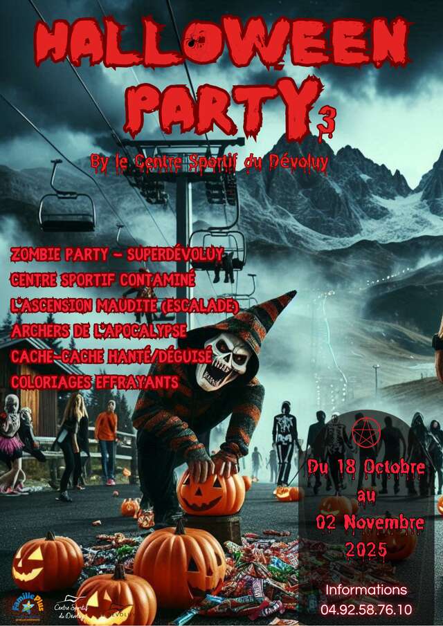 Halloween party 3 By Le Centre Sportif