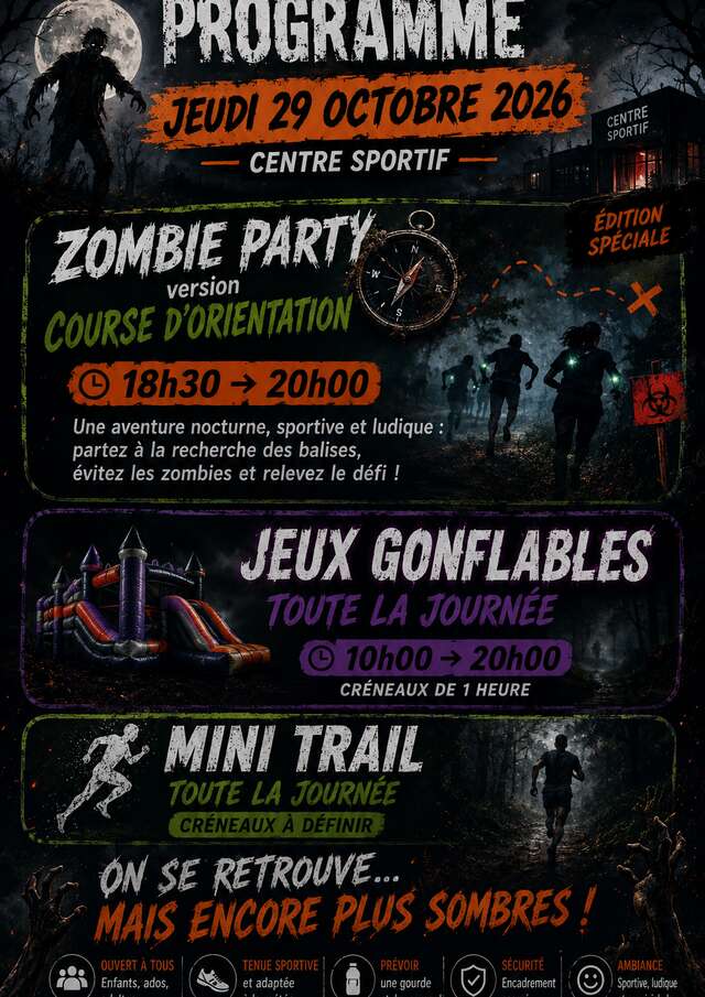Zombie Party au Centre Sportif