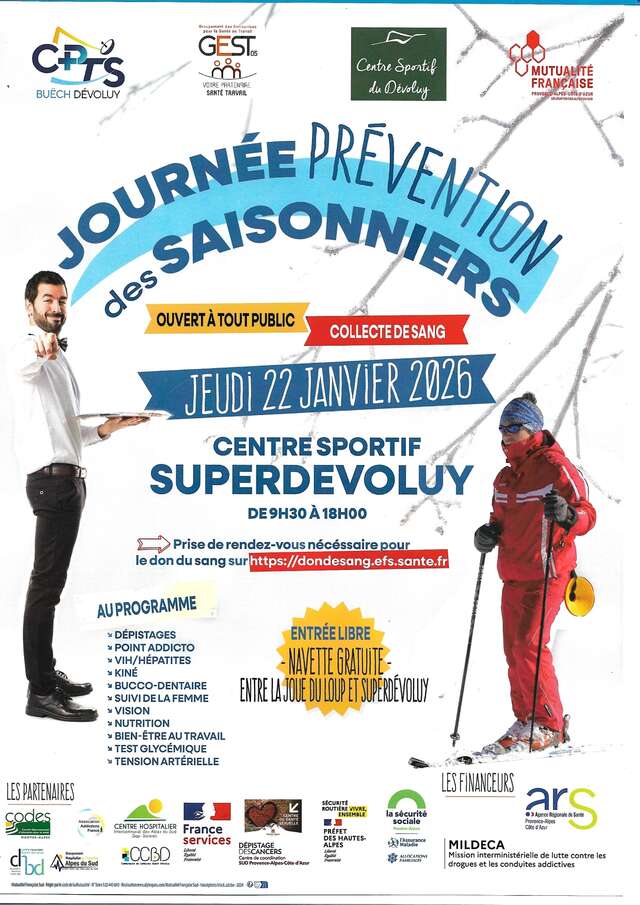 Journée prévention santé et collecte de sang
