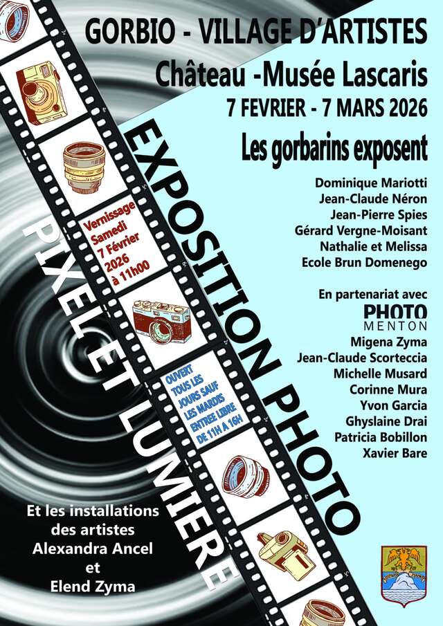 Ausstellung : "Pixel et Lumière " im Château Lascaris