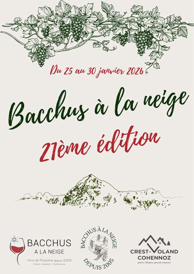 21ème édition de Bacchus à la Neige