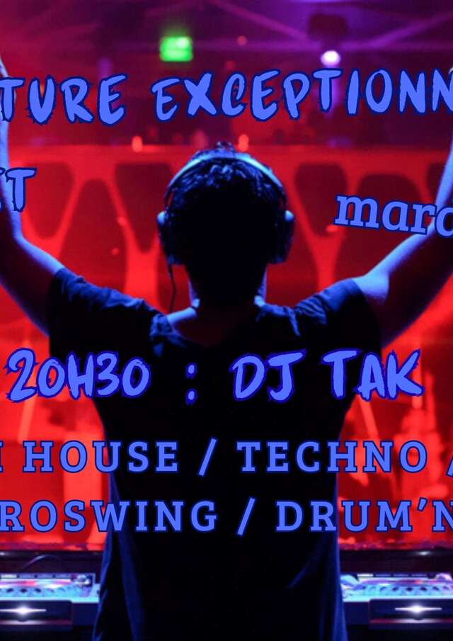 Concert DJ TAK au Shamrock