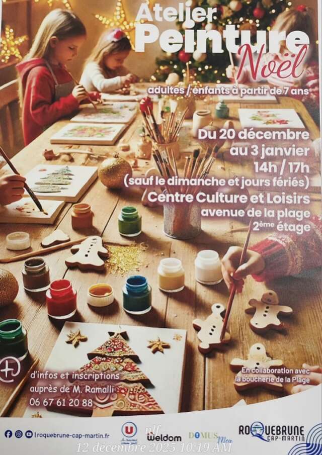 Atelier Peinture de Noël