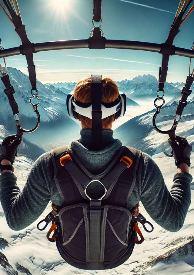 Animation simulateur de parapente avec Montagne'arc