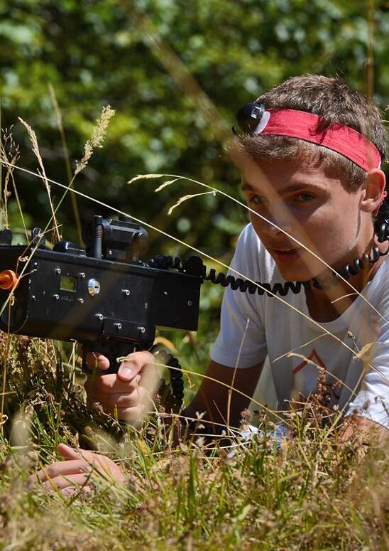 Laserspiel in voller Natur