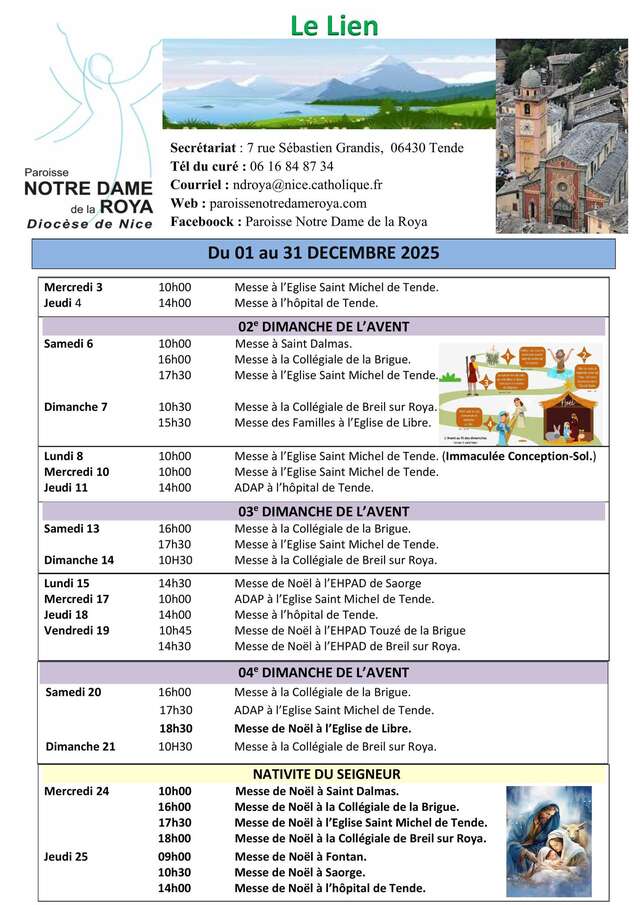 Celebrazioni dell'Avvento e della Natività