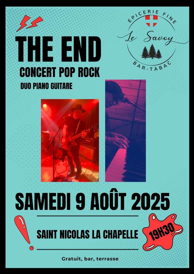 concert avec The End au Savoy