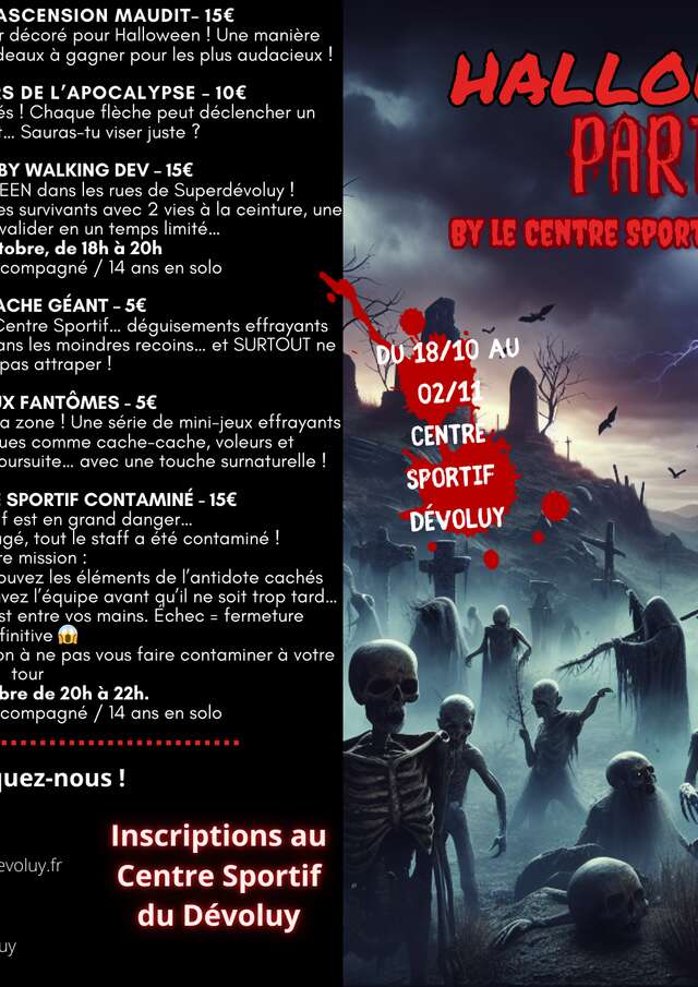 Escalade kids l'ascension maudite (+10 ans) - Halloween Party