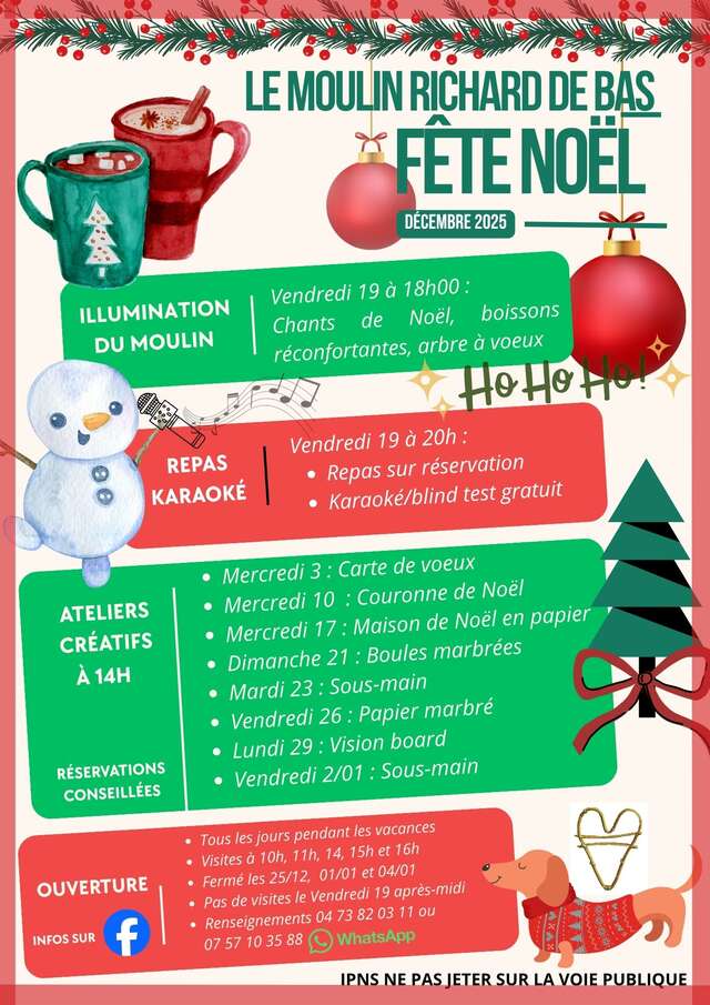 Atelier créatifs de Noël
