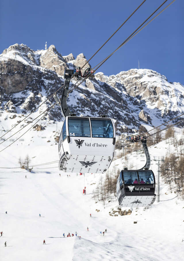 Backstage in Val d'Isère