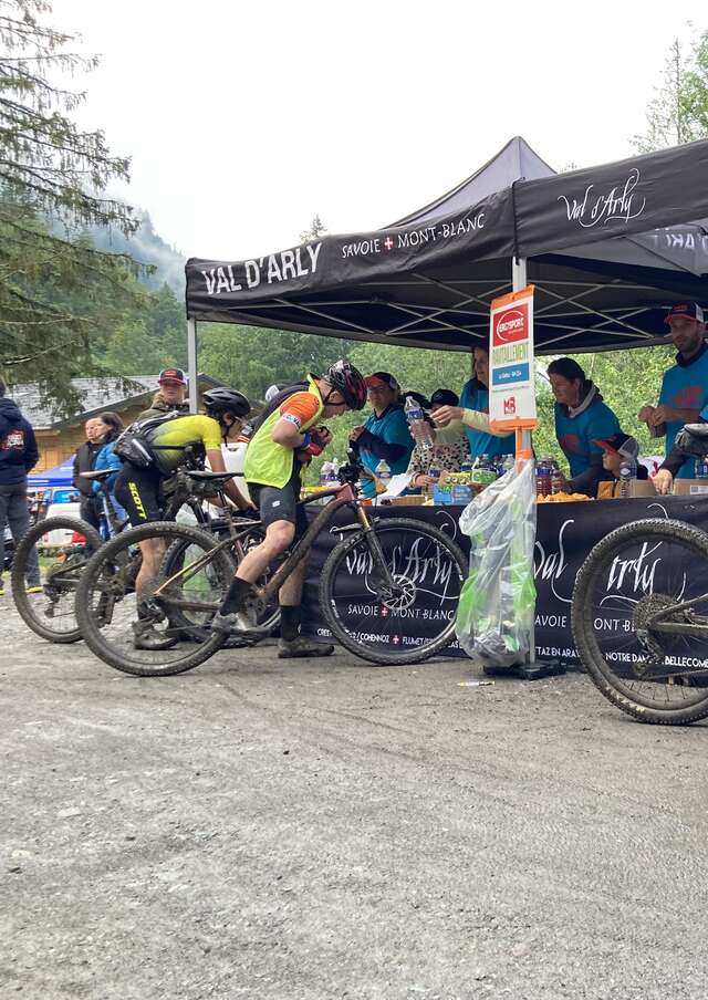 Lively passage of the MB Race - Ultra Somfy in La Giettaz