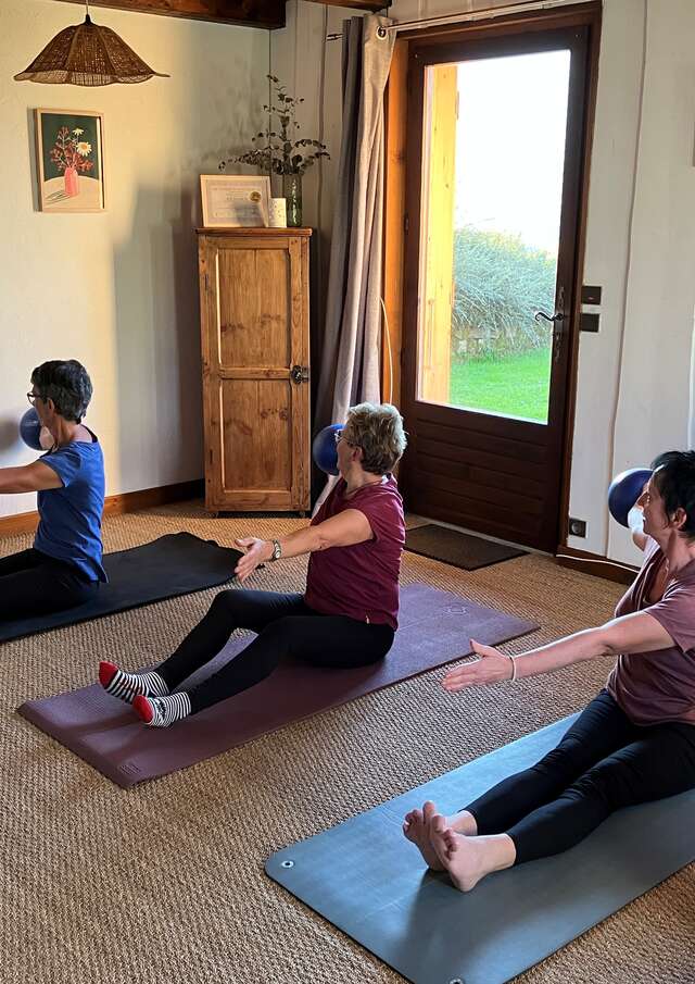 Cours de pilates avec Joy