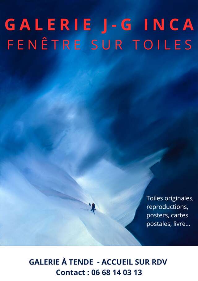 Art, Exposition de peinture, J-G Inca, "fenêtre sur toile"