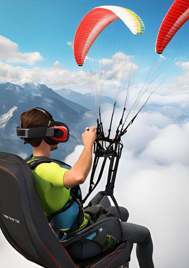 Virtual Reality Paragliding with Montagn'Arc