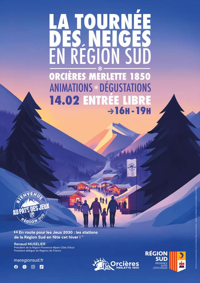 La tournée des neiges - Région Sud !