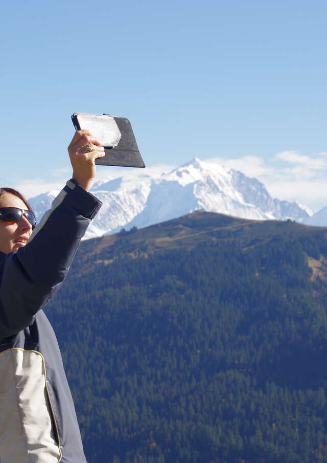 Geocaching auf dem Gipfel