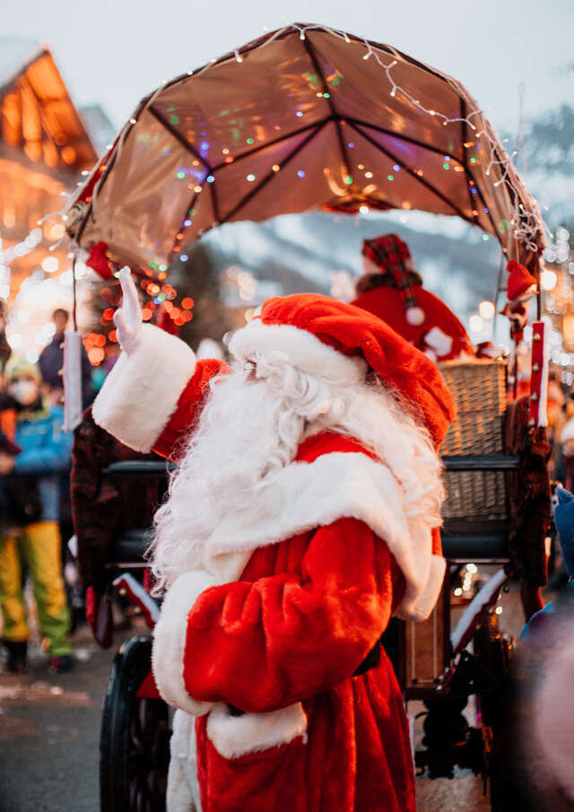 L'arrivée du Père Noël