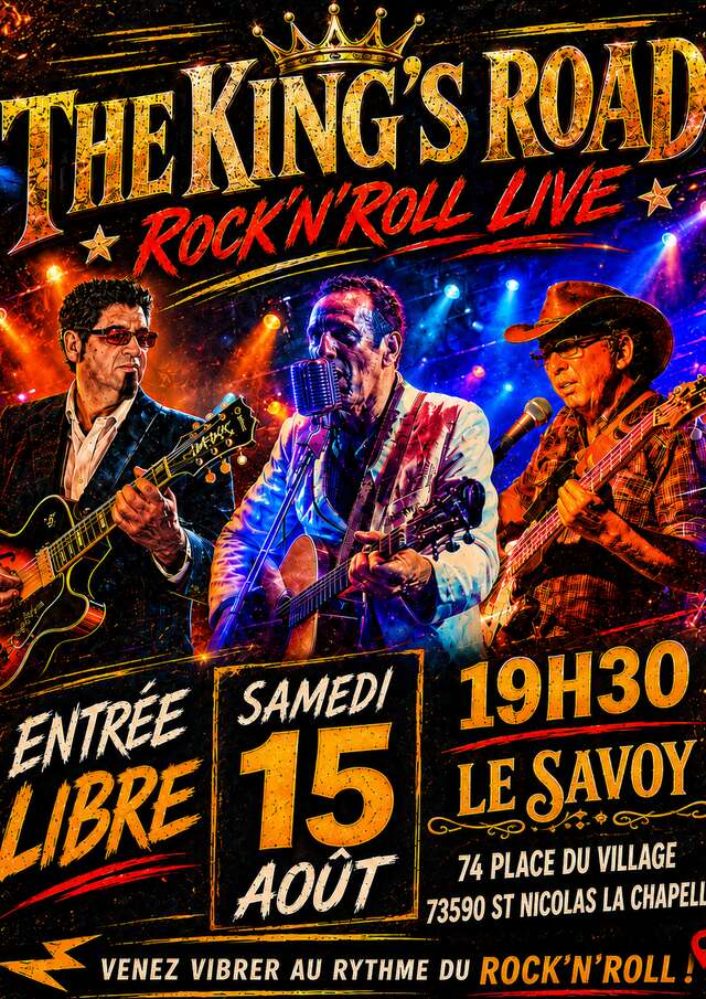 Concert avec The King's Road 73 au Savoy
