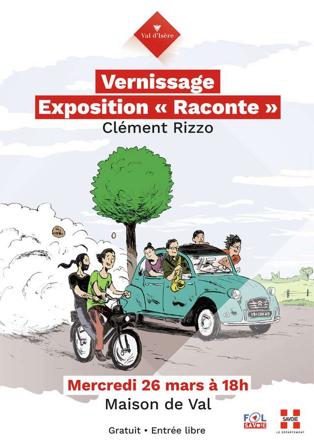 Vernissage / exposition "Raconte" de Clément Rizzo