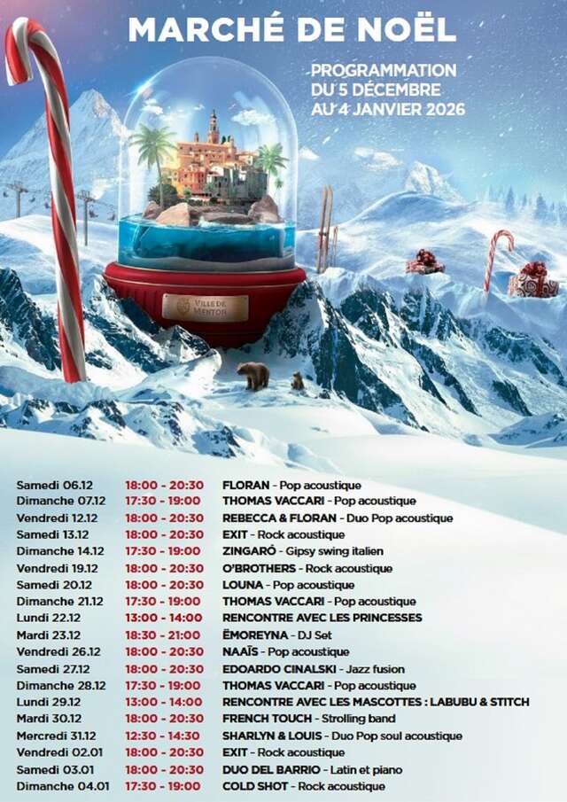 Un Noël à la montagne - Marché de Noël