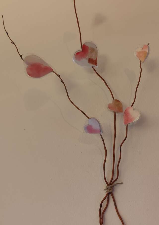 Atelier d'aquarelles pour la Saint-Valentin