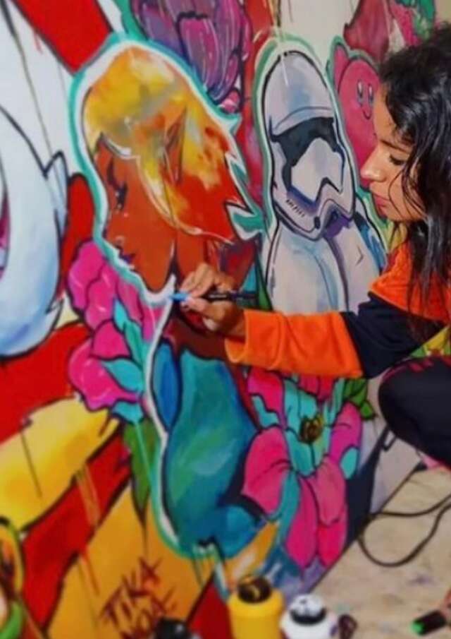 Fresque - Live Painting avec Pikanoa