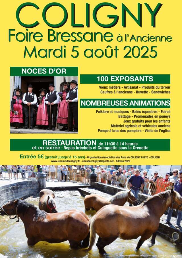 Foire bressane à l'ancienne