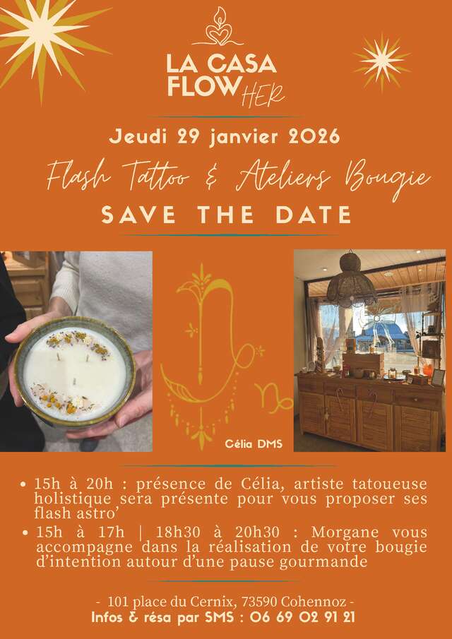Après-midi flash tattoo & bougies d'intention