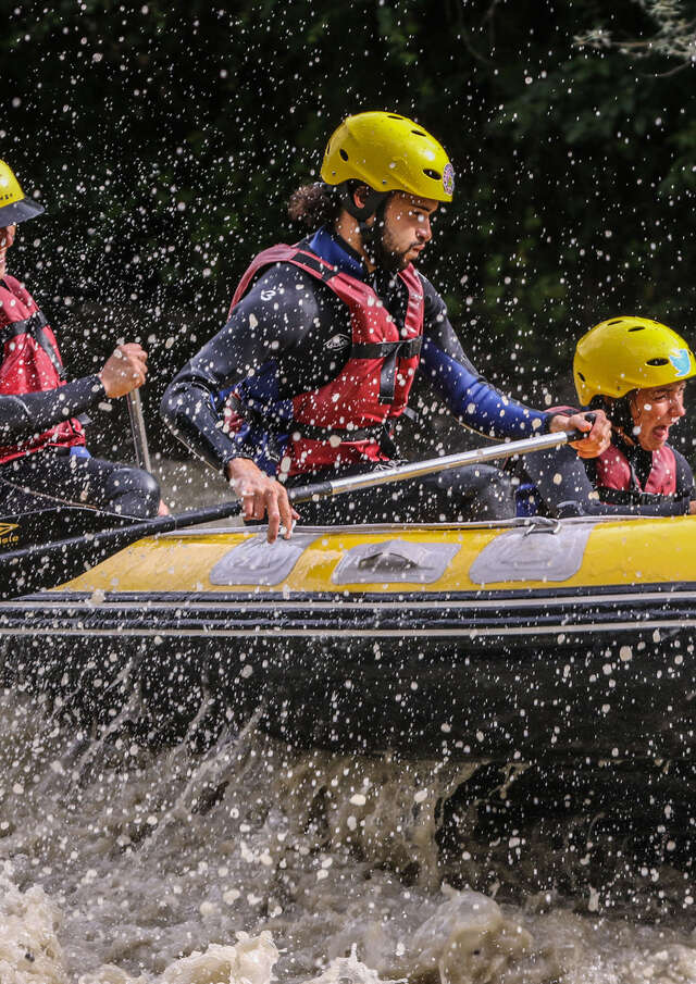 Mini-raft Découverte-Passy-Adventures Payraud Rafting session
