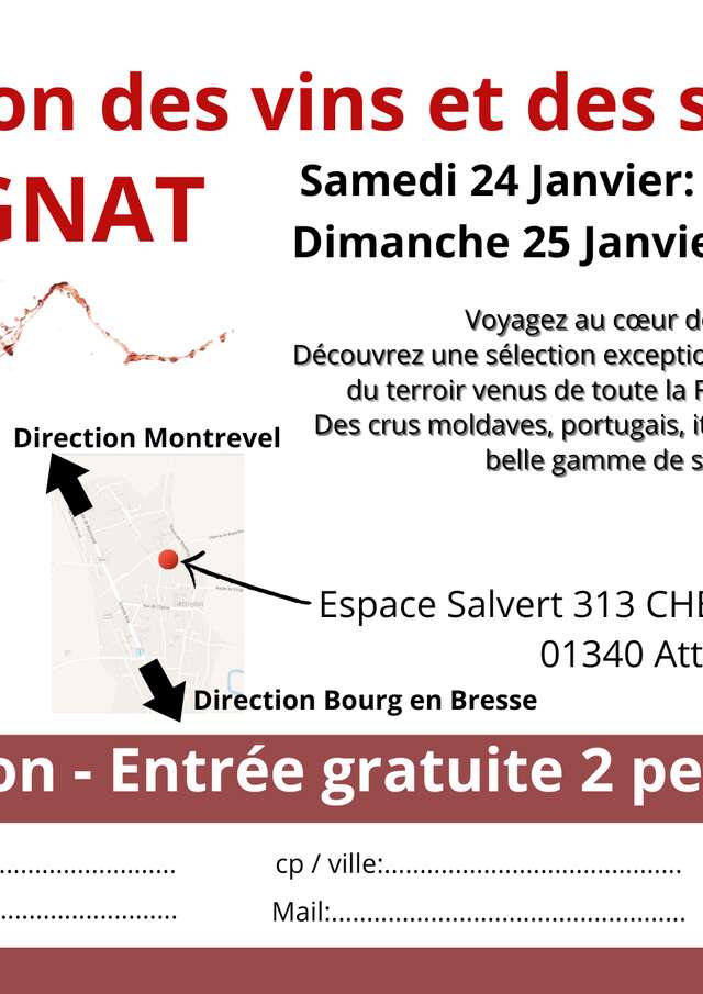 12éme Salon des vins et des saveurs d'Attignat