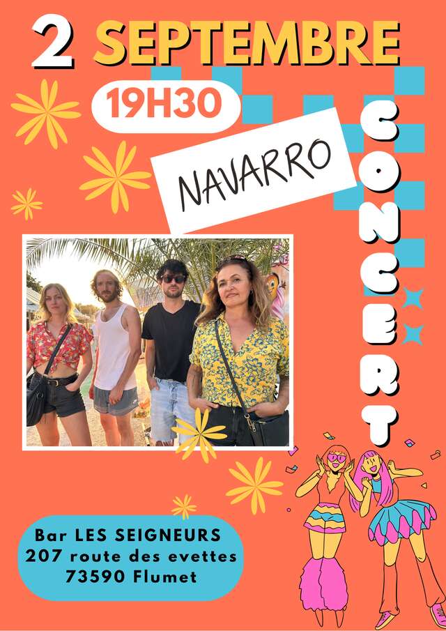 Concert avec "Navarro" au bar les Seigneurs