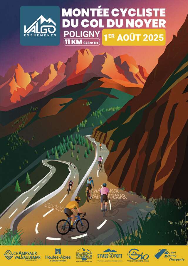 Montée cycliste du Col du Noyer