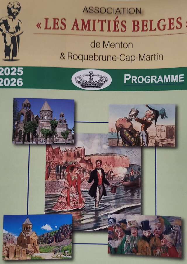 "Les Amitiés Belges" - Programme 2025 - 2026
