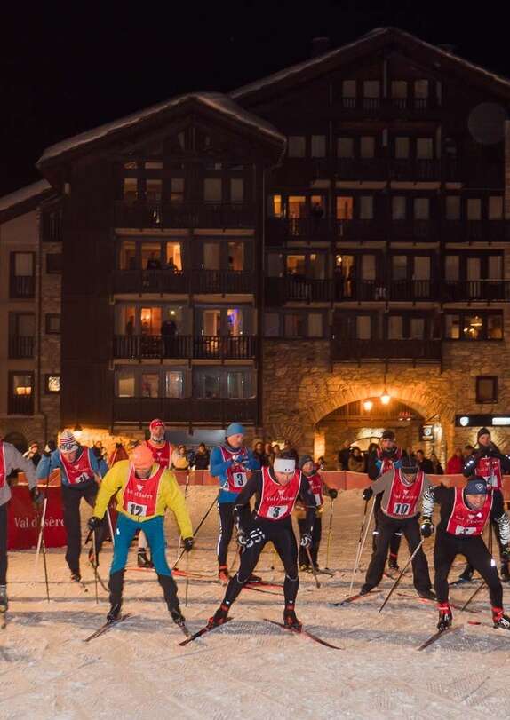 Course de ski de fond