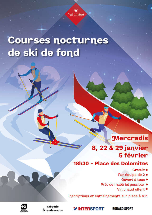 Course de ski de fond