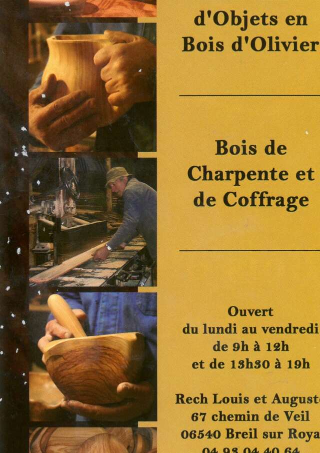 Artigianato - Legno d'ulivo - Scierie Rech