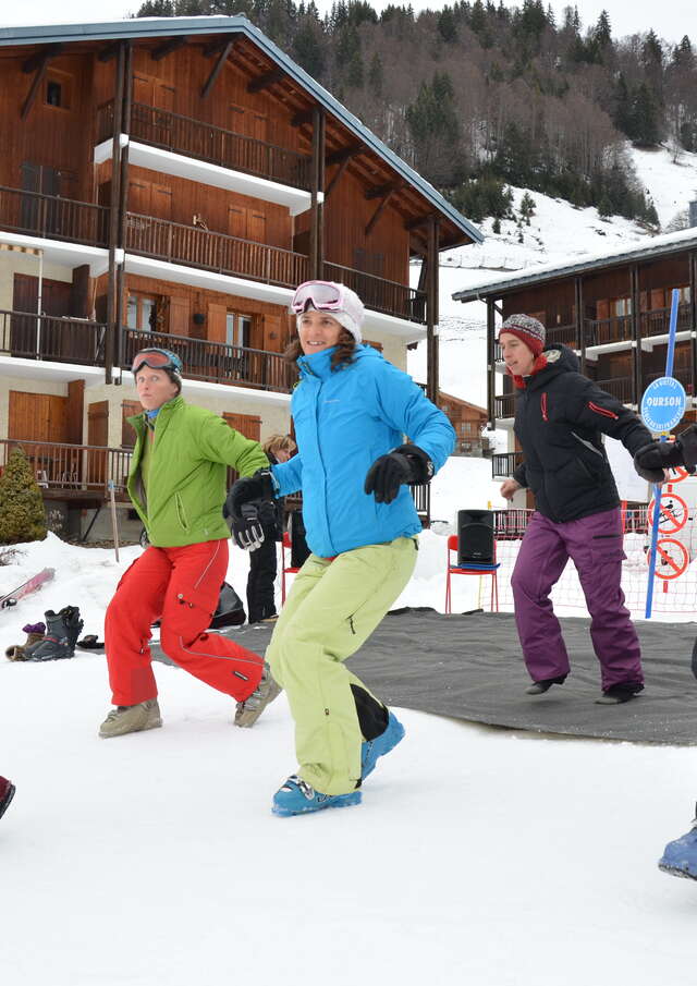 Défi musical au pied des pistes