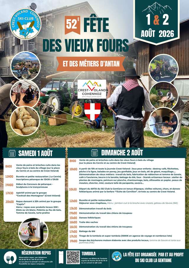 52ème Fête des Vieux Fours et Métiers d'Antan - Jour 1