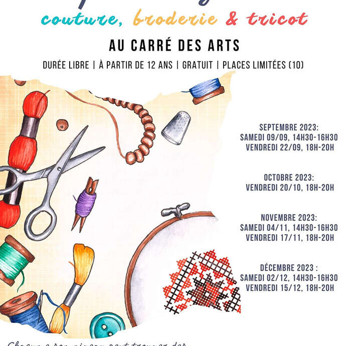 De fil en aiguille : couture et broderie